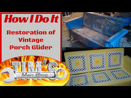 Jun 03, 2020 · the naomi home odelia swivel rocker recliner affords your house style and comfort. Restoration Of Vintage Porch Glider Youtube