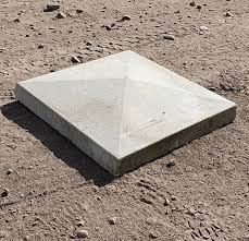 Mine has the threaded bars cemented into the pier so only one plate required. Concrete Pier Cap Medium Watling Reclamation