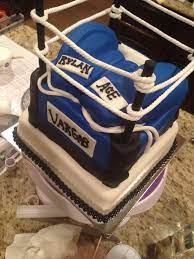 Boxing Baby Shower Cake Baby Shower Cakes Baby Shower Box Baby Shower