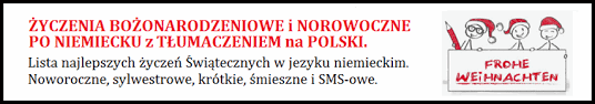 Życzenia na nowy rok po niemiecku. Zyczenia Bozonarodzeniowe Po Niemiecku Z Tlumaczeniem