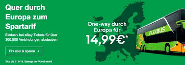 Flixbus Gutschein Europaticket Einzelfahrt Fur 14 99 Statt 44 98 Https Www Billigerfinder De Sport Und Freizeit 15372 Flixbus Gutschein Ticket Europa