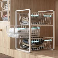 Top quality for your home. Bedroom Wardrobe Storage Layered Partition Cabinet Drawer Wardrobe Storage Artifact Pull Out Internal Clothes Storage Rack Shopee Singapore