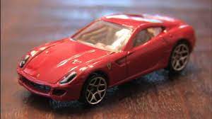 Rare 1999 360 spider hot wheels 1:18 diecast ferrari silver red interior. Red Ferrari 599 Gtb Hot Wheels By Cgr Garage Youtube