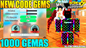 Some codes could be outdated so please tell us if a code isn't working anymore. Saiu Novo Mega Codigo De Gemas No All Star Tower Defense çš„youtubeè§†é¢'æ•ˆæžœåˆ†æžæŠ¥å'Š Noxinfluencer