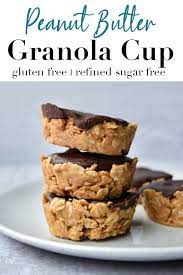 Peanut Butter Granola Cups Serving Up Simplicity Recipe Peanut Butter Granola Nourishing Foods Heathy Snack