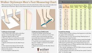 Feet Measurement Guide Walker Styleways