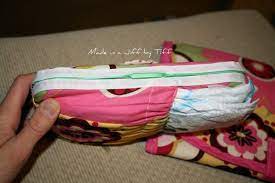 Made In A Jiff By Tiff Gift Ideas Diaper Holder Diy Baby Stuff Baby Sewing