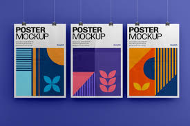 Free mockup in psd format. Vertical Poster Mockup Set Poster Mockup Outdoor Advertising Mockup Outdoor Advertising