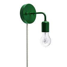 Downtown Minimalist Plug In Wall Sconce Barn Light Electric