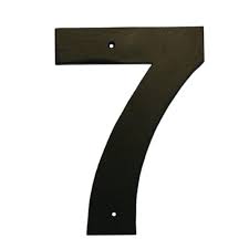 These numbers are excellent for kids activities, crafts Montague Metal Products 4 In Helvetica House Number 7 Hhn 7 4 The Home Depot