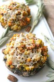To stuff or not to stuff? Thanksgiving Leftover Stuffed Mushrooms Lemon Tree Dwelling