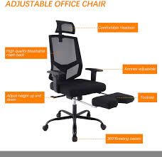 Discover ergonomic office chairs with adjustable armrests, mesh backing for airflow, and more to bring comfort to your job. Smugdesk Mesh Ergonomic Chair Adjustable Armrest Headrest Rotating Cha Smugdesk