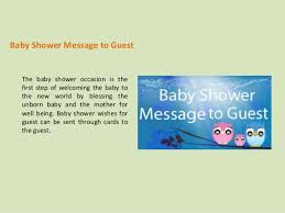 These can be anything from baby bingo nights, baby parties, playing softball, going bowling, etc. Baby Shower Wishes And Messages