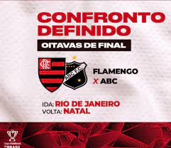 İki kulüp arasında menajerler ve yetkililer tarafından. Flamengo Enfrenta O Abc Nas Oitavas De Final Da Copa Do Brasil O Documento
