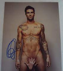 SEXY Naked Nude ADAM LEVINE Autographed 8x10 Photograph AUTOGRAPH Maroon 5  | eBay