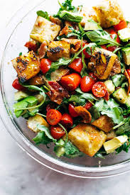 Blt Panzanella Pinch Of Yum Recipe Panzanella Recipe Healthy Recipes Easy Summer Dinners