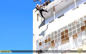 Image result for gay men thrown off roofs in Middle East