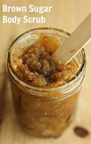 This Easy Homemade Vanilla And Brown Sugar Body Scrub Recipe Smells Like A Fantastic Dessert And Perfec Sugar Body Scrub Recipe Sugar Scrub Homemade Sugar Body