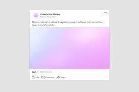 How Business Doing Use This Linkedin Post Template To Win Even More Business Easily Drag And Drop Your Image Right In 2020 Social Media Mockup Mockup Post Templates