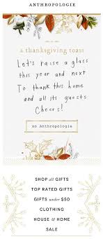 Anthropologie Thanksgiving Email Holiday Email Campaigns Beautiful Email Templates Email Design Inspiration