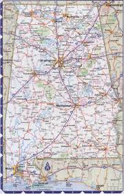 Each county is governed by a county commission. Map Of Alabama State With Highways Roads Cities Counties Alabama Map Image
