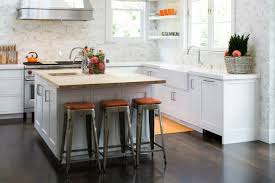 A bold, burnt orange kitchen in hillsborough, california. Orange Accents Transitional Kitchen Benjamin Moore Decorators White Evars And Anderson