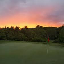 Coastal cliffs rising from the sea. Sleepy Hollow Golf Course Greenfield Twp Discovernepa
