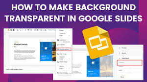 This is useful for creating slides for online use, email, and more. How To Make Image Background Transparent In Google Slides