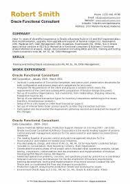 The primary function of the senior oracle financial consultant role is to effectively deliver/implement oracle finance modules of oracle erp, in order to provide an integrated information system solution to the businesses. Oracle Functional Consultant Resume Samples Qwikresume