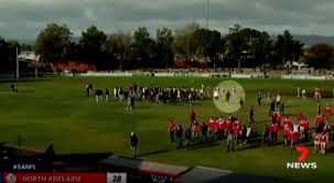 Eddie betts and taylor walker walk out on to the field for a clash with the saints in 2016. Rzqifm Mkdh6nm