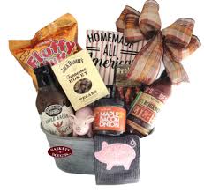 bacon is the best gift basket