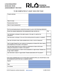 Discover now how the legionella risk assessment works and what is the importance in making this assessment as good as we can and also the importance of legionella risk assessment. Fillable Online Legionella Risk Assessment Review Form 2320 Fax Email Print Pdffiller