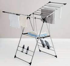 Jauree clothes drying rack, 1.6m/63 inches stainless steel garment rack adjustable and foldable space saving laundry drying rack for indoor outdoor with windproof hooks 4.5 out of 5 stars 1,266 $46.99 $ 46. Mainstays Stainless Steel Dryer Rack Walmart Canada
