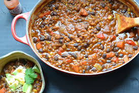 Reduce heat to low, cover pot, and simmer over low heat for 20 minutes. Black Bean And Lentil Chili Taste Love And Nourish