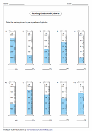 capacity worksheets