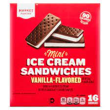 Ice Cream Sandwich 16pk Market Pantry Ice Cream Sandwich Ice Cream Flavor Ice