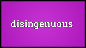 Disingenuous Meaning Youtube