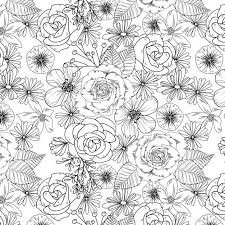 Black And White Rose Garden Illustration Garden Illustration White Roses Rose Garden