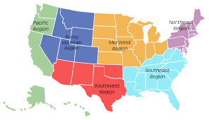 Image Result For Regions Of The United States Usa Map Southeast Region Map Southeast Region