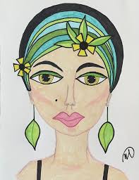 Kat Painting by Marianne Tilds