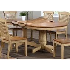 Gatsby Oval Dining Table Double Butterfly Leaf Honey Sand Oval Table Dining Dining Table Pedestal Dining Table
