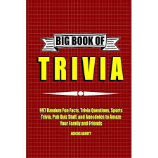 He took to sports from a very young age and grew. Big Book Of Trivia 997 Random Fun Facts Trivia Questions Sports Trivia Pub Quiz Stuff And Anecdotes To Amaze Your Family And Friends By Adicus Abbott