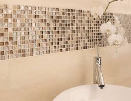 36 Stunning Mosaic Tiled Wall For Your Bathroom Matchness Com Beige Bathroom White Mosaic Tiles Bathroom Wall Tile