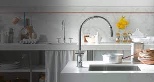 This is a classic collection of kitchen faucets that feature elegant lines and delicate designs. Dornbracht Tara Design Series Traditional Kitchen Faucets