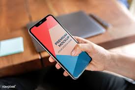 Download Download Premium Psd Of Closeup Of A Businessman Using A Mobile Phone Phone Phone Mockup Mobile Phone
