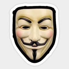 Anti Government Anonymous Stickers for Sale