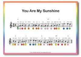 Beginner Piano For Kids Booklet Includes Piano Stickers Rainbow Music Rainbow Music Piano Sheet Music Beginners Piano Songs For Beginners