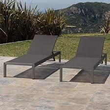 Amazon Com Christopher Knight Outdoor Furniture Patio Lawn Garden In 2020 Modern Outdoor Chaise Lounges Gray Patio Furniture Lounge Chair Outdoor