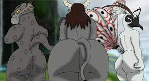 Kung Fu Panda Villain Trio Butts (Nude) by BootiesForLife -- Fur Affinity  [dot] net