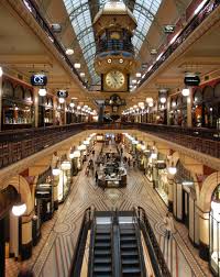 The romanesque revival building was constructed between 1893 and 1898 and is 30 metres (98 ft) wide by 190 metres (620 ft) long. File Interior Of The Queen Victoria Building Sydney Jpg Wikipedia